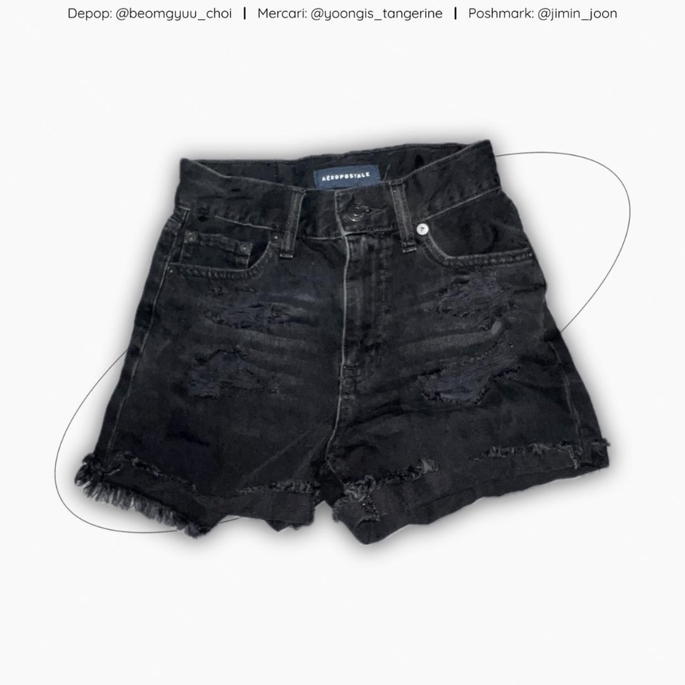 Black Aeropostale denim shorts 🖤